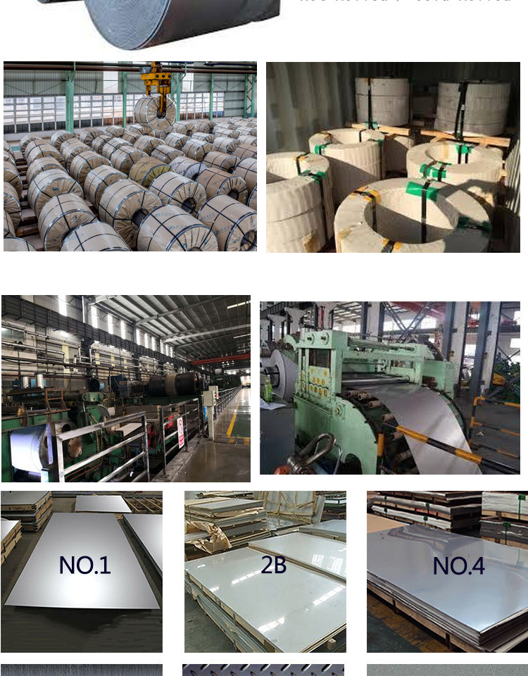 201 304 316L 410 430 Grade Stainless Steel Coil Hot Cold Rolled Prime Quality NO.1/NO.4/2B/BA