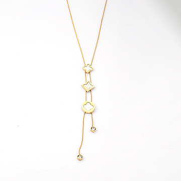 Luxury Titanium Clover Mini Necklace
