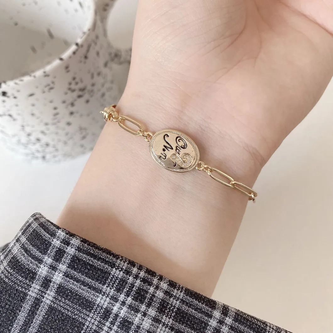 Fashion Simple Personality Lucky Hundred Bracelet Jewelry