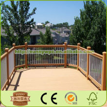 alibaba express outdoor wpc decking floor/cheap deck railings