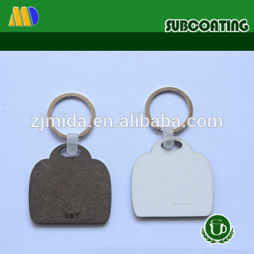 Sublimation MDF Keychain with Customized Design & Cheap Price for Wholesale Souvenir