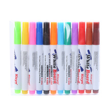12-Color Erasable Washable Whiteboard Pen for Students and Teachers