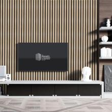 100% Real Oak Finish Walnut Acoustic Slat Wood Wall Panels