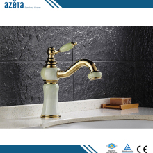 Color Sanitary Ware Brass Gold Plated Bath Room Basin Mixer Faucet