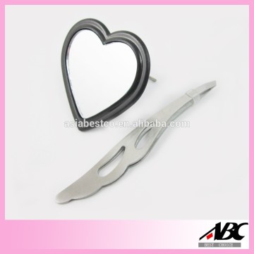 Cosmetic Tools Eyebrow Tweezers Mirror Set