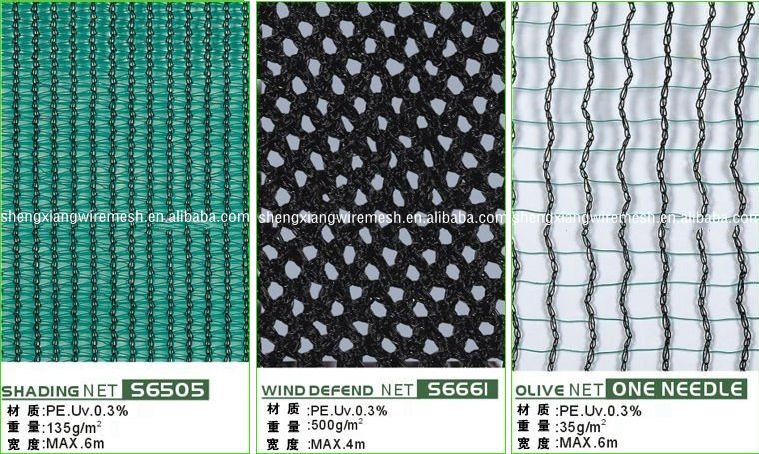 Factory supply 100% virgin HDPE green black color sun shade net for agriculture shade net