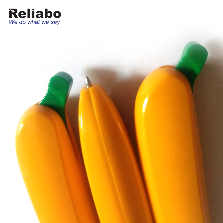 Reliabo Office School Supplies Forme personnalisée Stylos à fruits banane mignons