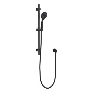 Matt Black Single Handle Rainfall Shower Set Set