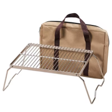 High-Quality Folding Campfire Grill for Outdoor BBQ