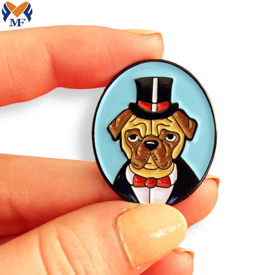 Gentleman Pug Enamel Pin