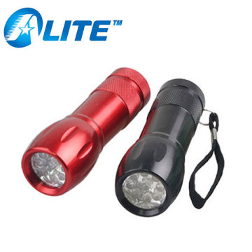 Promotional Gift Custom Aluminum 9LEDs Flashlight