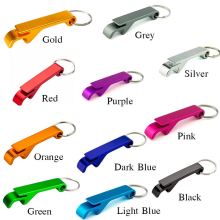 2024 Trending Colorful Personalized Wedding Gift: 4mm Bottle Opener Keychain with Wine Corkscrew