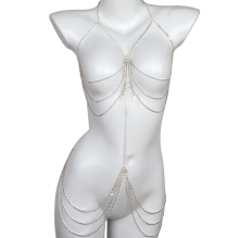 Rhinestone Butterfly Waist Chain - Women's Sexy Bikini Crystal Belly Chain Bra