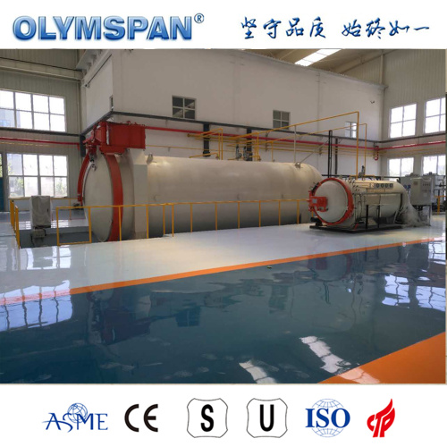 ASME standard small fiber glass part autoclave