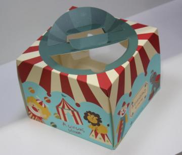 cake colored paper box