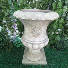 Garden fiberglass urn flower planter pot new tech