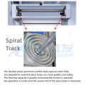 Porta espiral automática industrial de alta velocidade