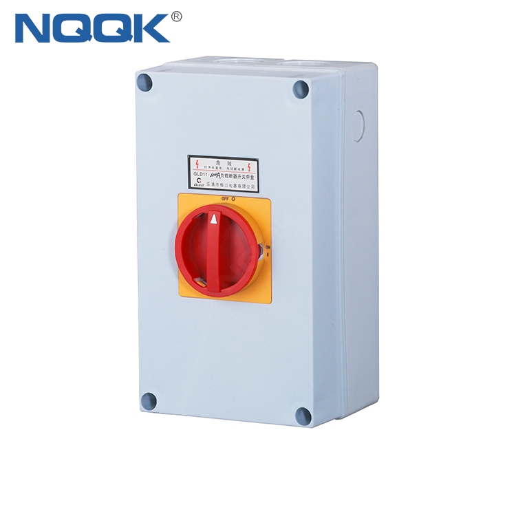 Split type power cut-off combination switch