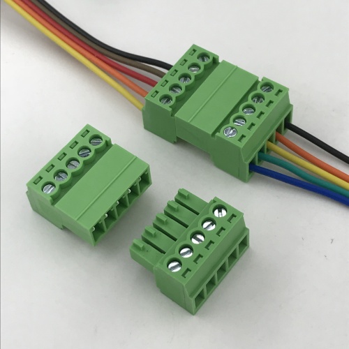 terminal block male and female pluggable connector