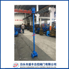 Dieectly buried extension rod elastic seal gate valve