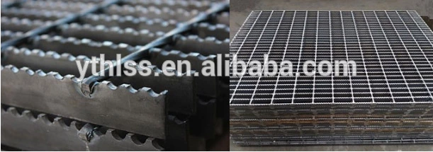 hot dip galvanized serrated flat bar steel grating for walkway platform factory directly