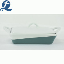 Light Blue Cooking Soup Pot With Double Ears