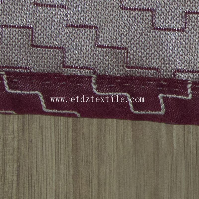 HOT New Ebroidery Like Design  Window Curtain GF026 Red