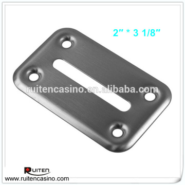 Poker Table Accessory Stainless Steel Poker Chip Slot