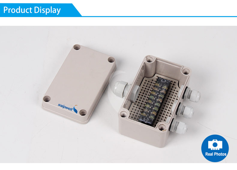 SAIP/SAIPWELL Hot Sale IP67 ABS Enclosure Clear Cover Plastic Waterproof Switch Box with CE