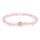 8MM Perles Rondes Quartz Rose Bracelet Pierre De Couronne Pour La Mode