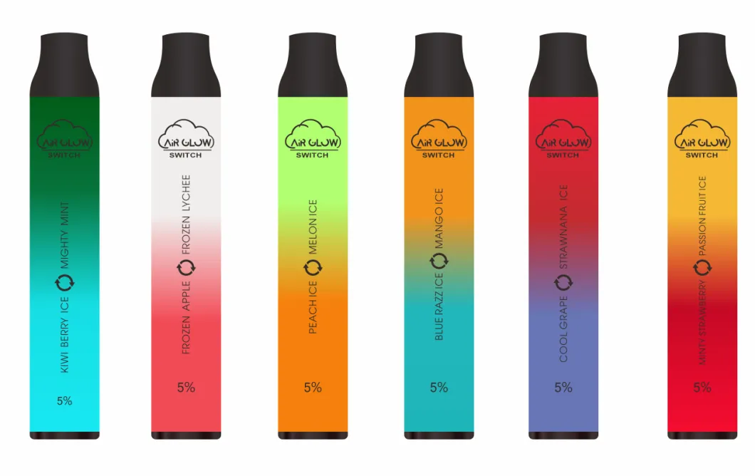 China Hot Selling Air Glow 800 Puffs 550mAh Battery Disposable Vape Pod