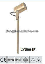 brass garden spot light