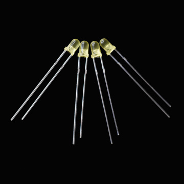 T1 Diffused LED 3mm Yellow LED 590nm 595nm