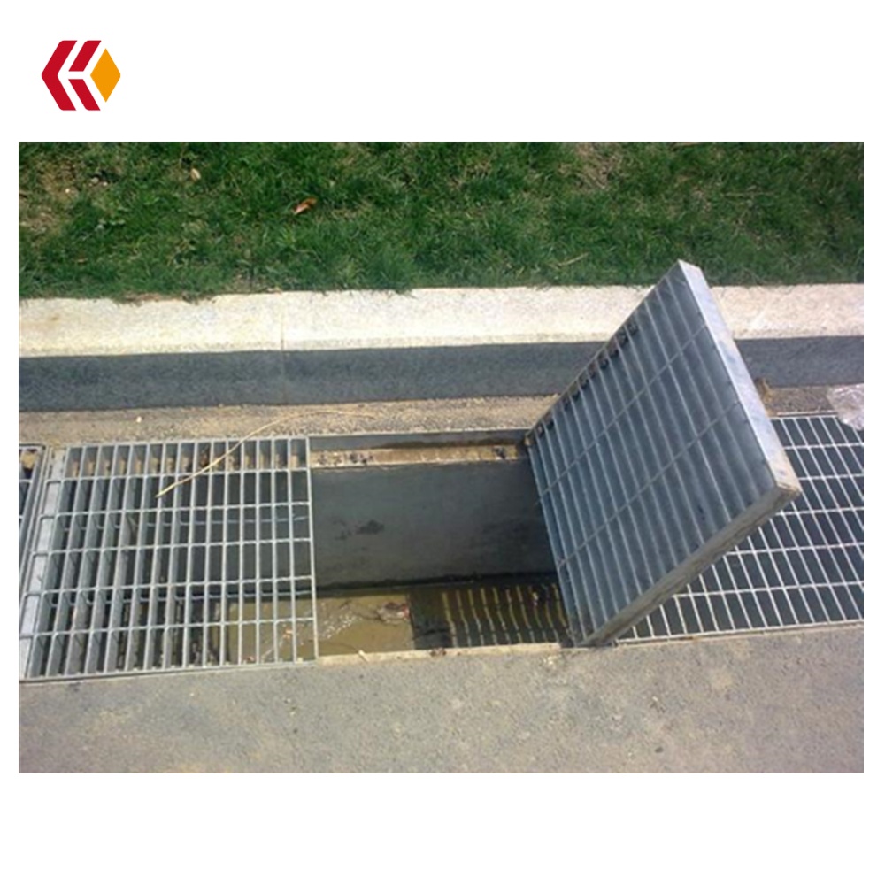 Customized Galvanized Steel Trench / Drainage / Gutter / Ditch Grating Cover at Factory Price