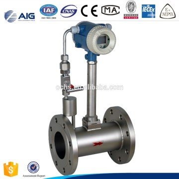 Vortex industrial compressed air flow meter