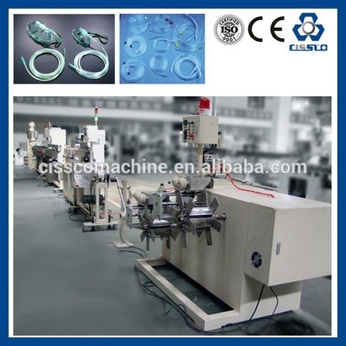 PLASTIC MEDICAL TUBE EXTRUDER MACHINERY, HIGH PRECISION MEDICAL PVC PE TUBE MAKING MACHINE