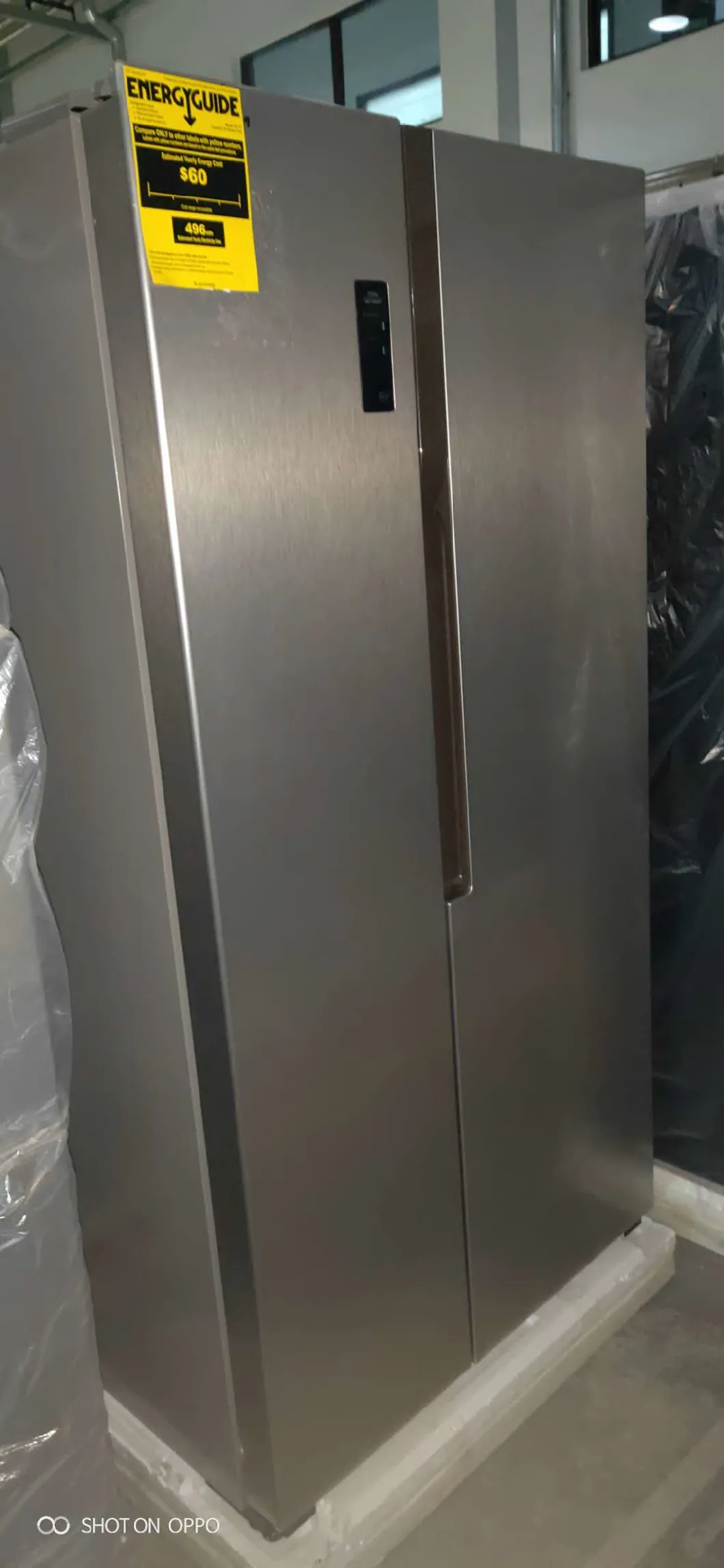 26.3cuft No Frost Side by Side Refrigerator with Ice Maker