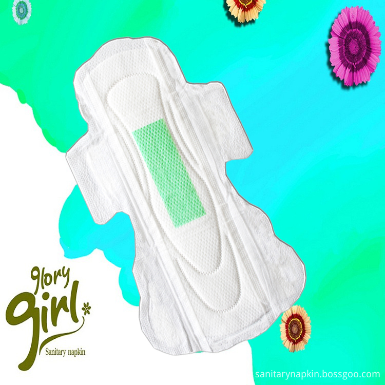 Super Absorbent  Anion Sanitary Pads With Wings