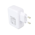 15.5W 4-портовий мульти-USB настінний телефон зарядний пристрій білий