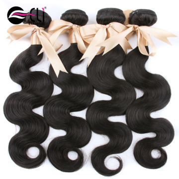 Young Girl Virgin hair Extensions Body Wave Brazilian Human Hair