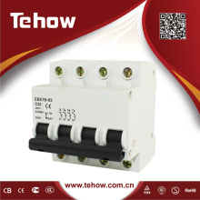 4 poles C32 dz47-63 MCB types electrical circuit breaker manufacturer