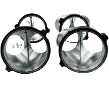 aluminium billet cnc machining Intake merge 3" - 5" with clamp