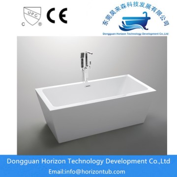 Modern acrylic rectangular bathtub
