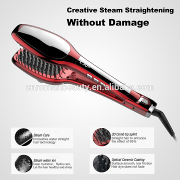 New Arrival Steam straightening Hair brush