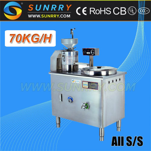 Soybean milk power 10 kw soybean milk equipment productivity 70 kg/h soybean milk machine material All S/S (SY-SG70A SUNRRY)