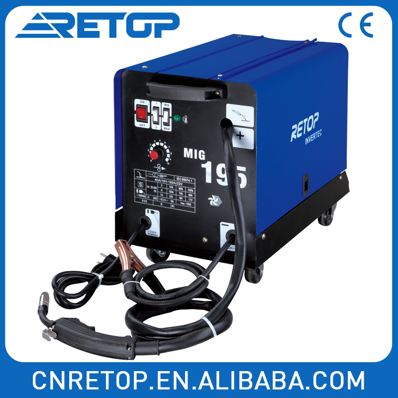 MIG-175 cheap single phase ac portable inverter welder soldadura welding machine welders for sale