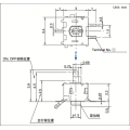 Sliding Rod Height 3.8mm Unidirectional Action Switch