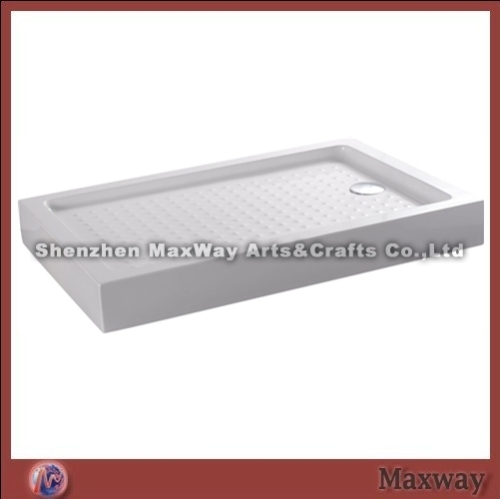 White Square High Grade Acrylic Shower Tray