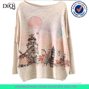 Apricot sublimation sweater,cotton sweater,sweater manufacturer