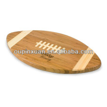 China supplier Touchdown Football Shaped bamboo products wholesale Cutting Board bamboo product
